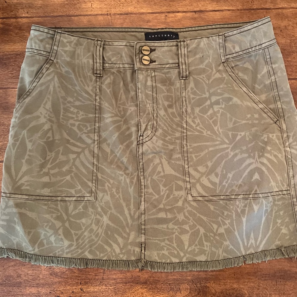 Sanctuary fringe mini skirt